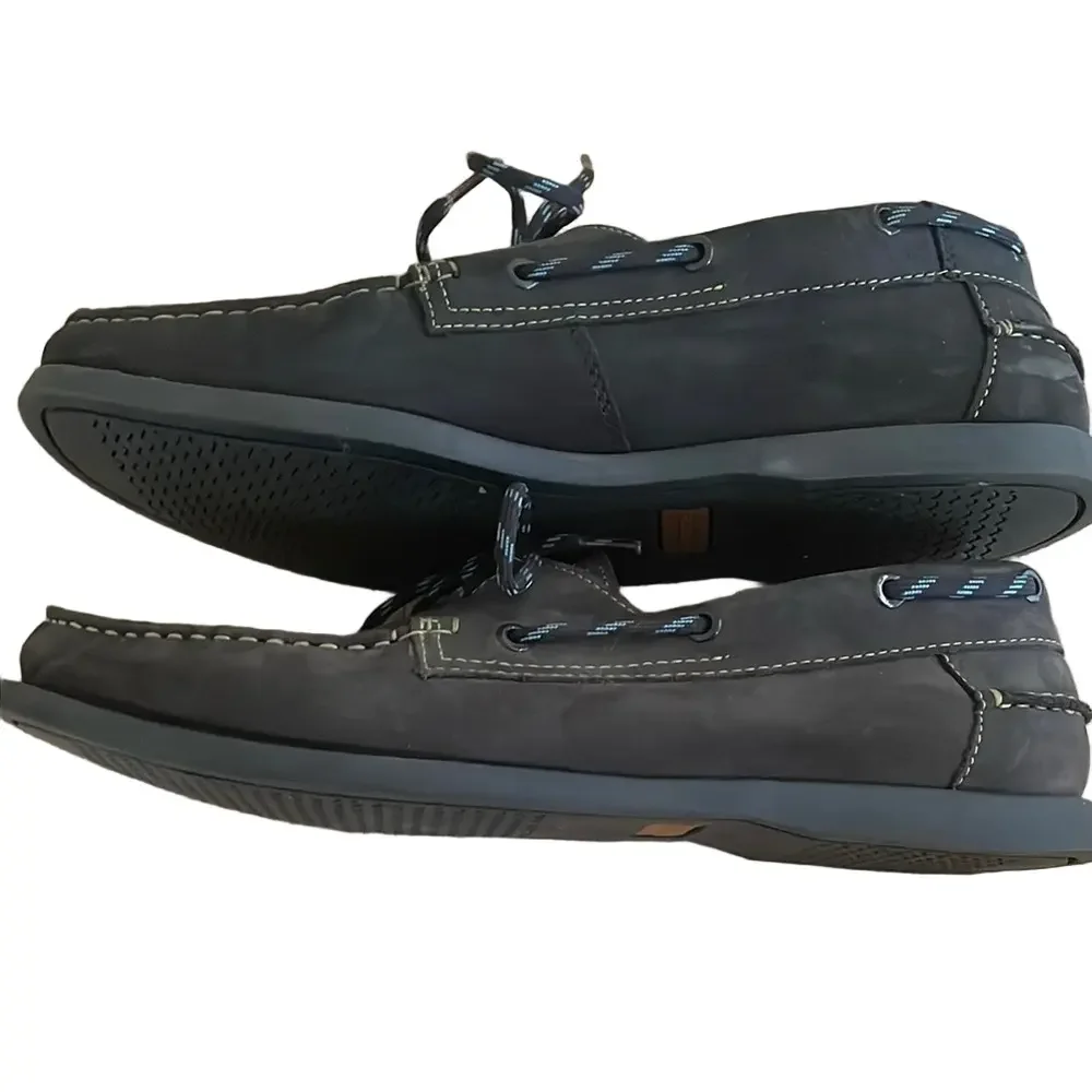 Men's Black Boat Shoes Size 11
